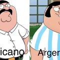 Peter Griffin Mexicano y Peter Griffin Argentino