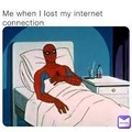 When I lost my internet connection