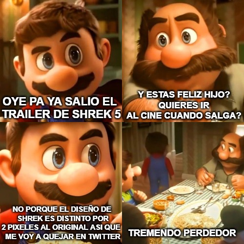 yo voy a ir a ver shrek 5 - meme