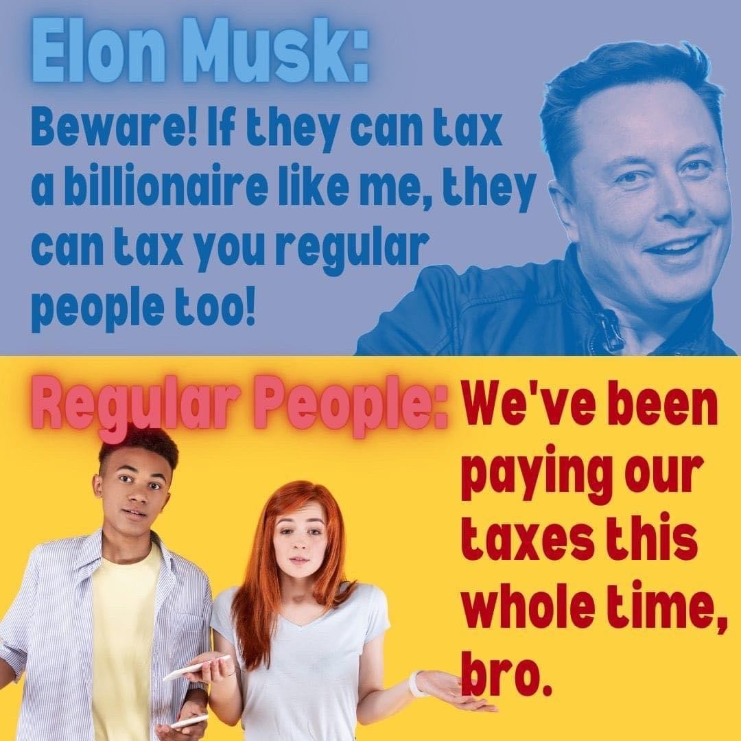 tax the rich - meme