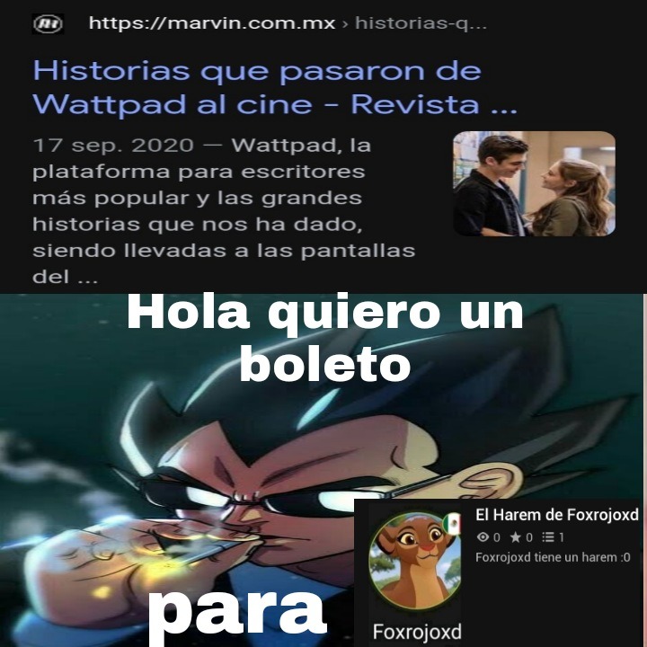 tengo un Harem :0 - meme