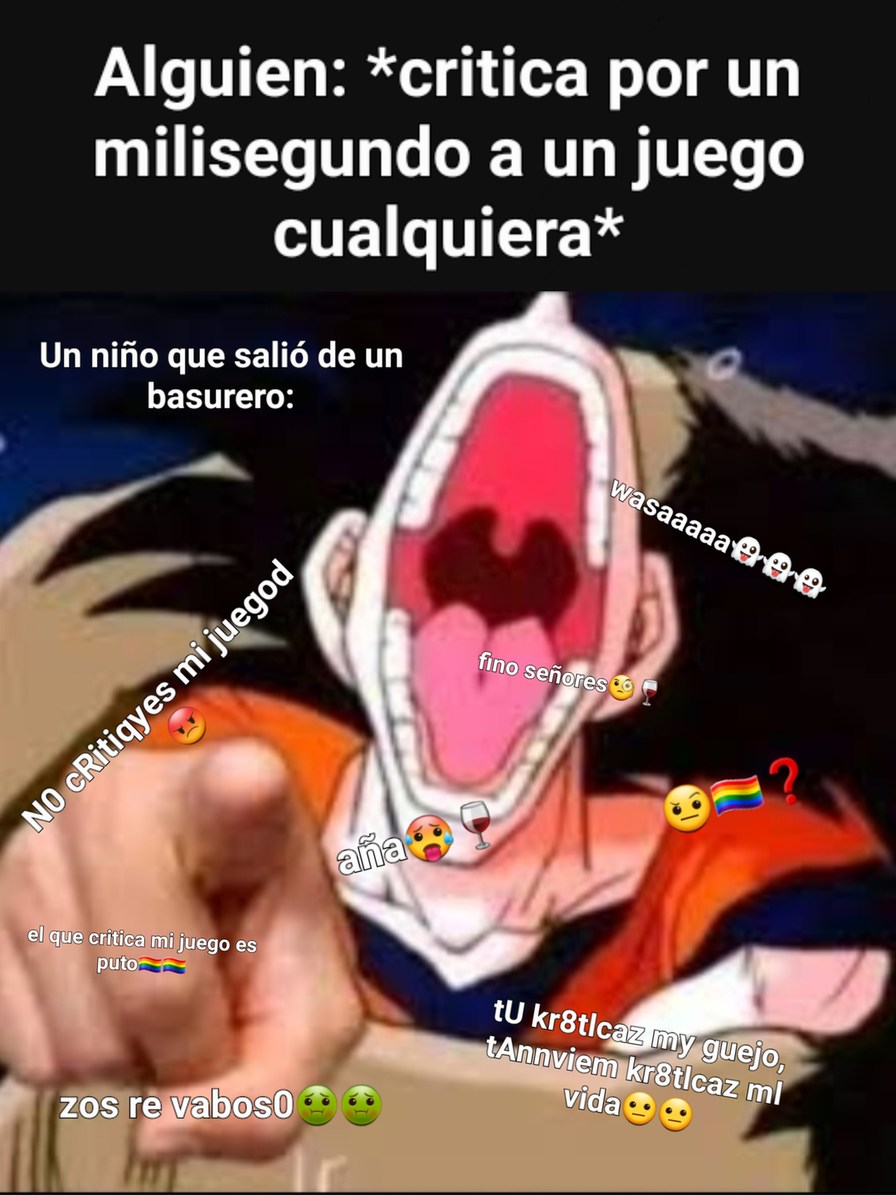 La verdad esa gente me da asco - meme