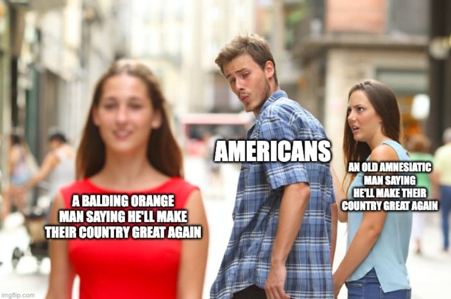 How the rest of the world sees American politics - meme