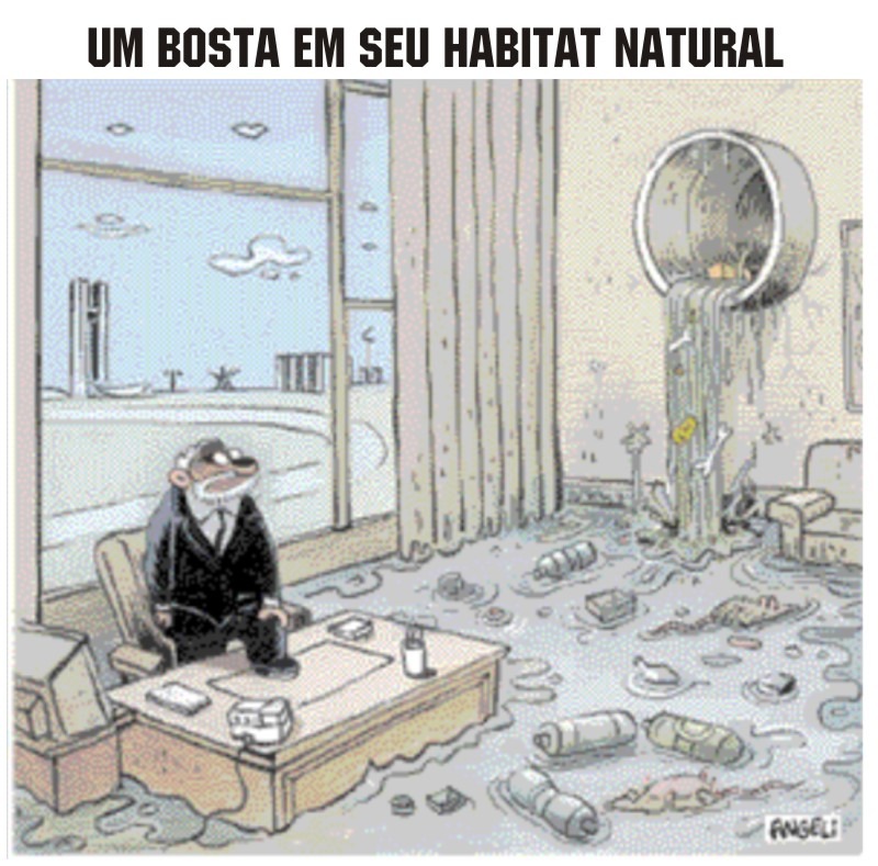 no esgoto ele está em casa - meme