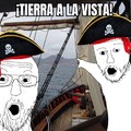 Piratas cuando ven una isla desierta