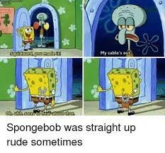 SpongeBob is a dummy - meme