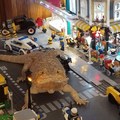 lil godzilla in the Lego city