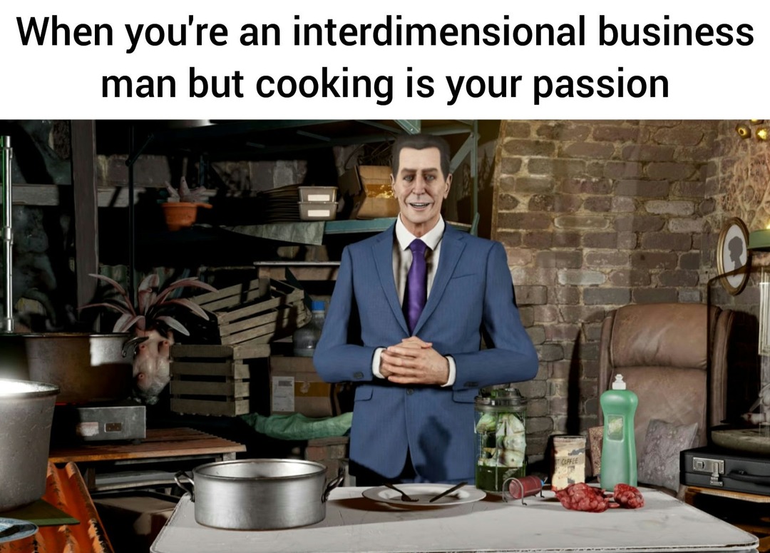 I didn't know he can cook - meme