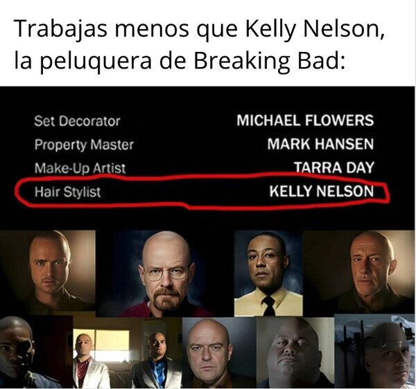 Un gran trabajo de peluqueria - meme