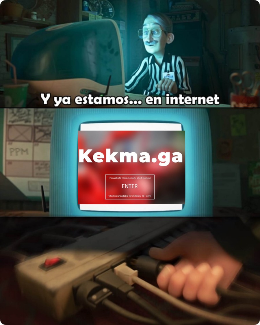 no entren a kekma.net, ese lugar tiene gore - meme