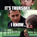 Thursday meme