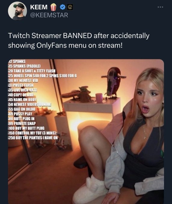 Twitch sending mixed messages. Didn't they allow this shite? - meme