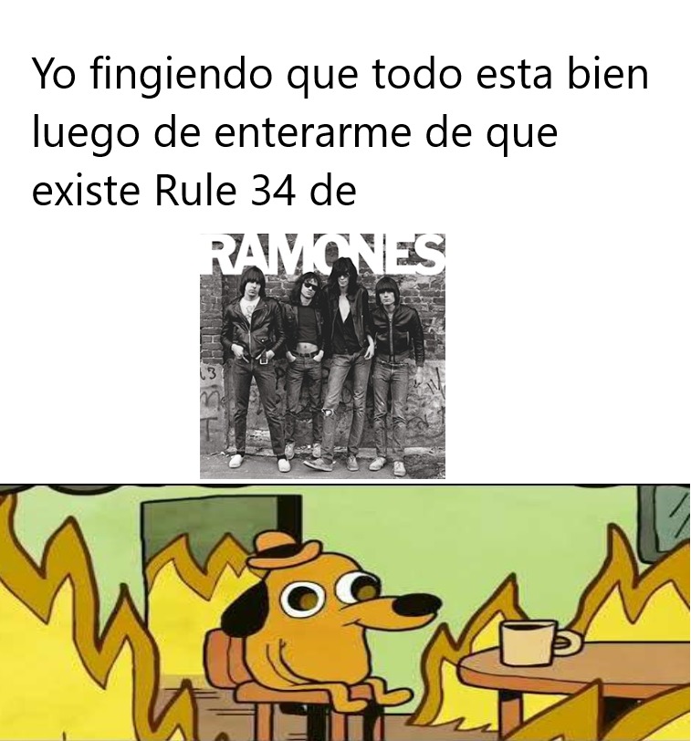 fuera de joda cuando me dijeron que existia crei que era broma, menos mal los 4 originales ya estan muertos porque seria muy dificil exlicarles esto - meme