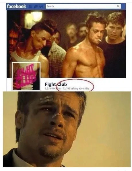 El club de la lucha... lo descubrieron - meme