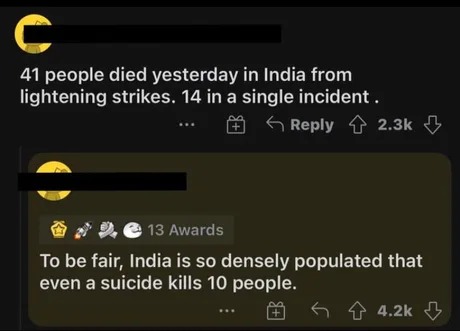 Fun facts about India - meme