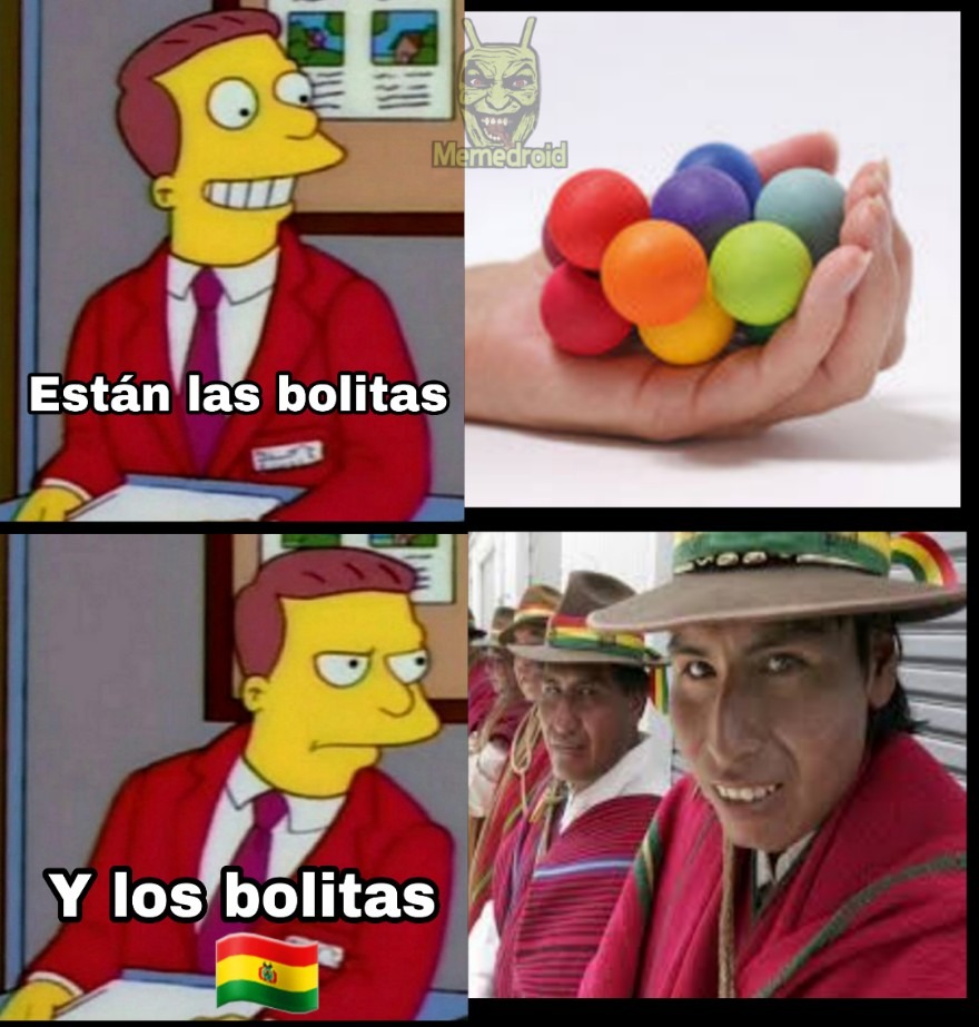 Bolivianos de mier... - meme