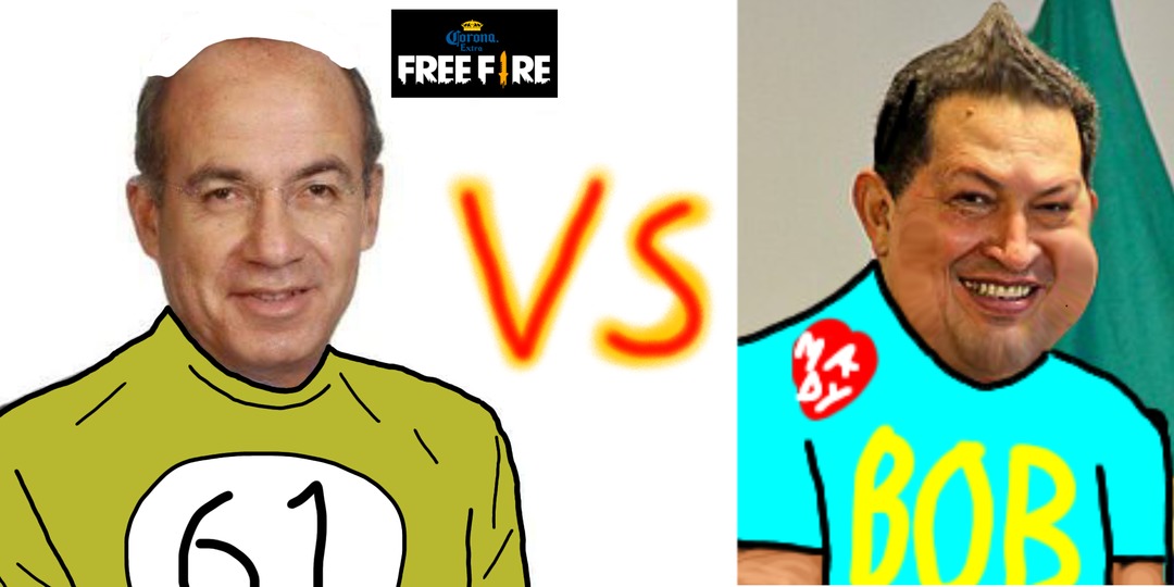 Felipe Free Fire 61 Años VS Hugo Chavez "Kbezuko" "Dugo" - meme