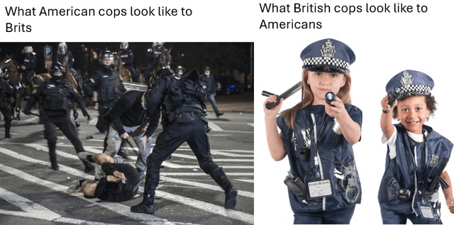 British cops - meme