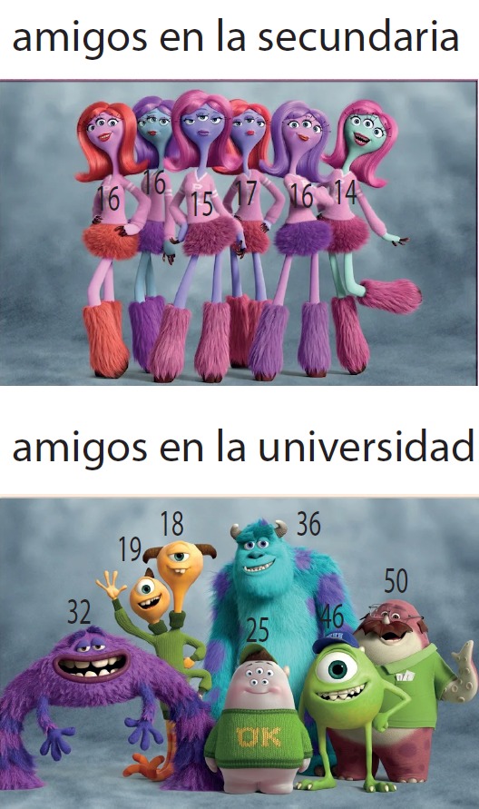 La mejor pelicula universitaria - meme