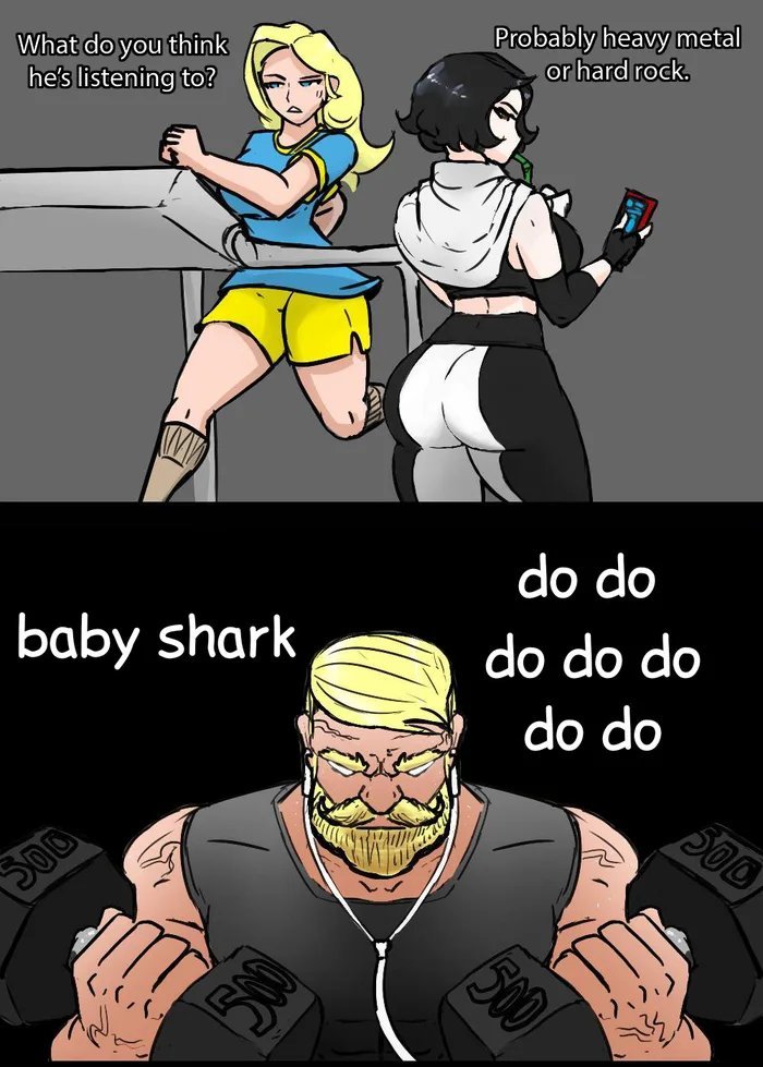Tubarão bebê - meme