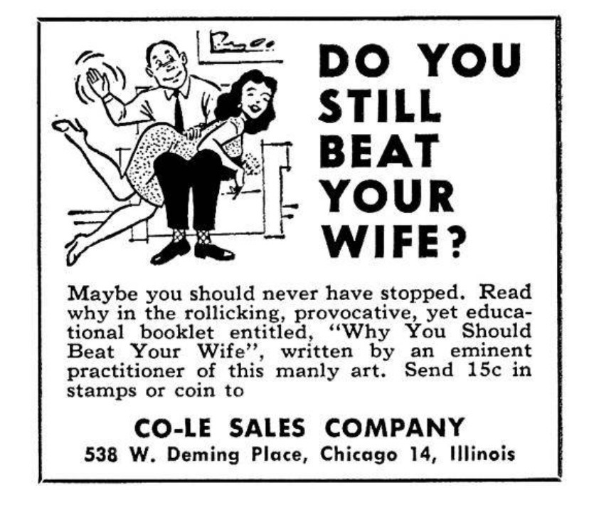 A real ad from the 30's - meme