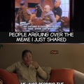 Arguing Over Memes
