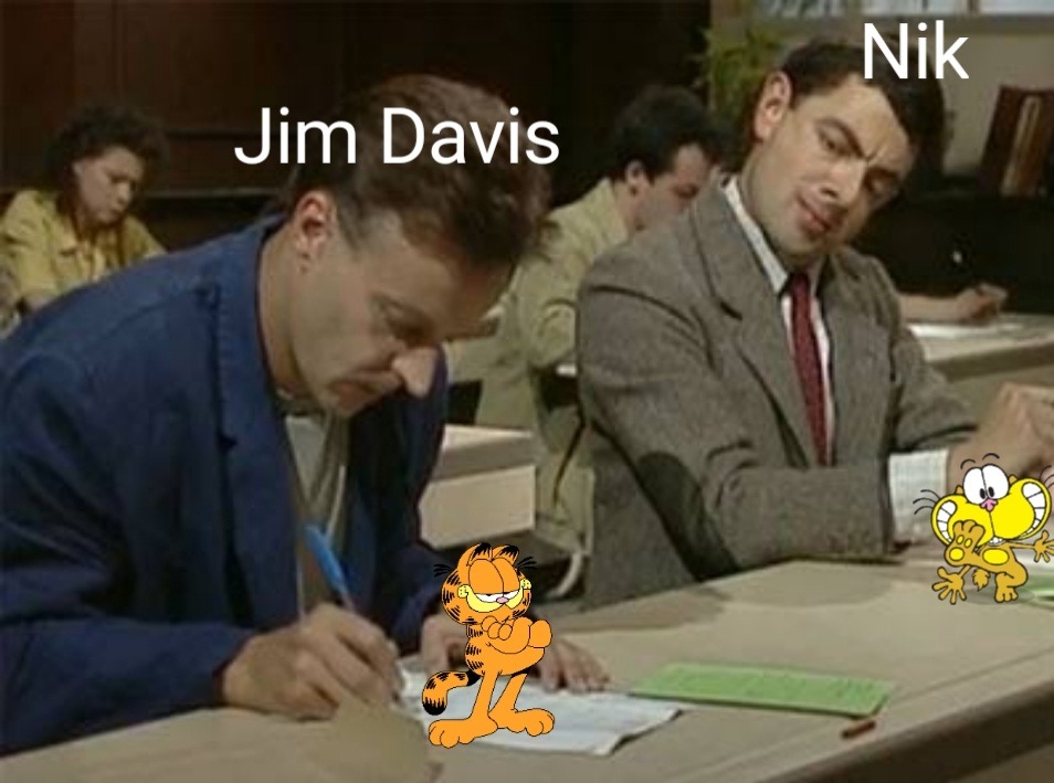 Garfield caraculo (literalmente) - meme