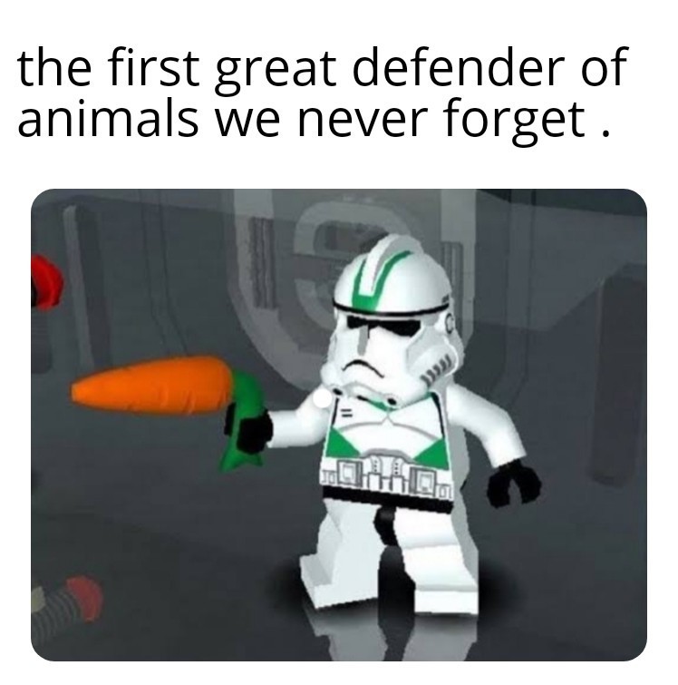 Clone trooper vegano - meme