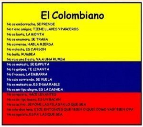 Colombianadas - meme