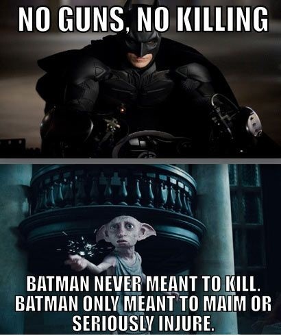 Batman doesn't kill just break every bone - Meme by Cold-Solid :) Memedroid