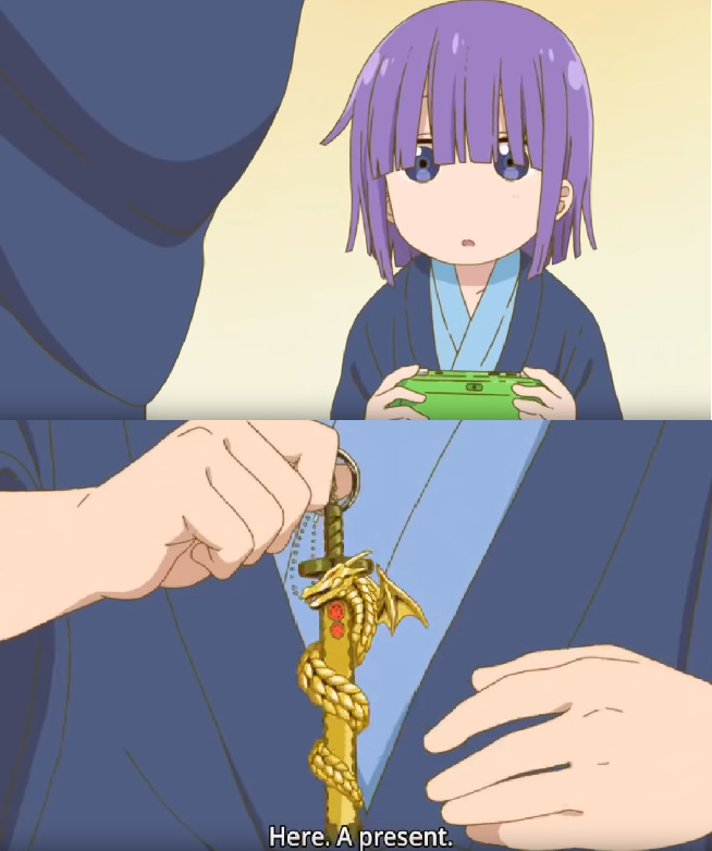 Another new dragon maid meme format
