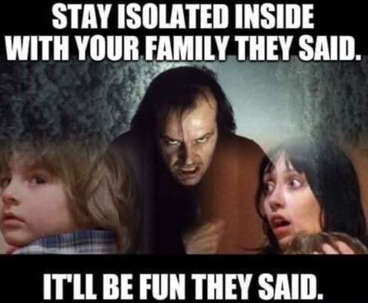 stay isolated - meme