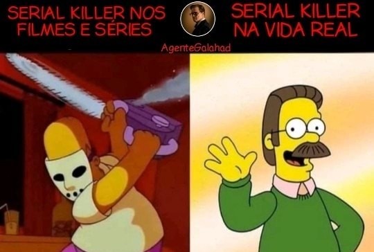 Flanders tem cara de assassino mesmo - meme