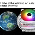 How to solve global warming