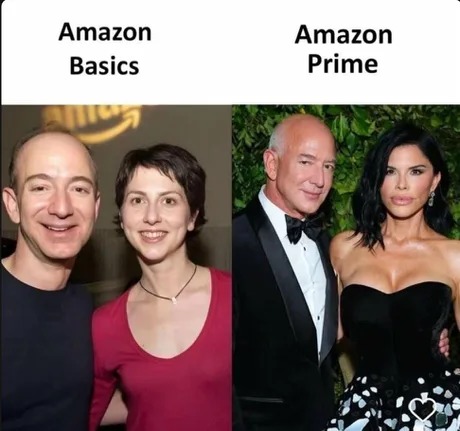 Amazon basics vs amazon prime - meme