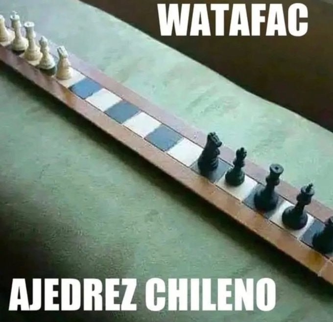 ajedrez modo chile - meme