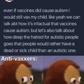 I have vaccines because I got AIDS