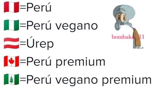 Peru evolucionando - meme