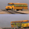 Train Bus Meme Without a Train