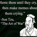 Following Sun Tzu on Twitter
