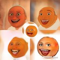 La naranja molesta