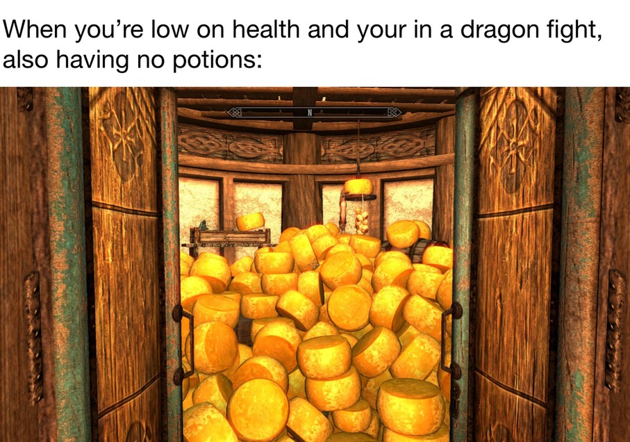 When your low on health - meme