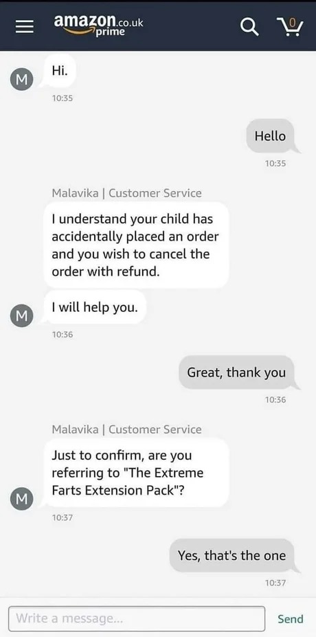 Amazon support knows - meme