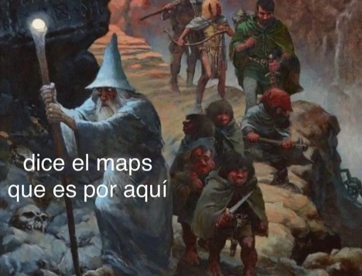 Yo en pleno viaje - meme