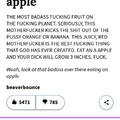 Some badass apples