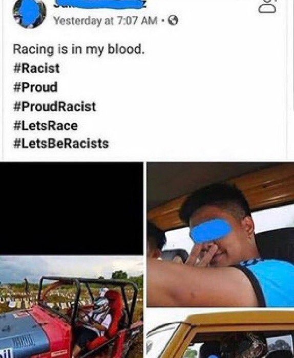 I'm a proud racist :) - meme