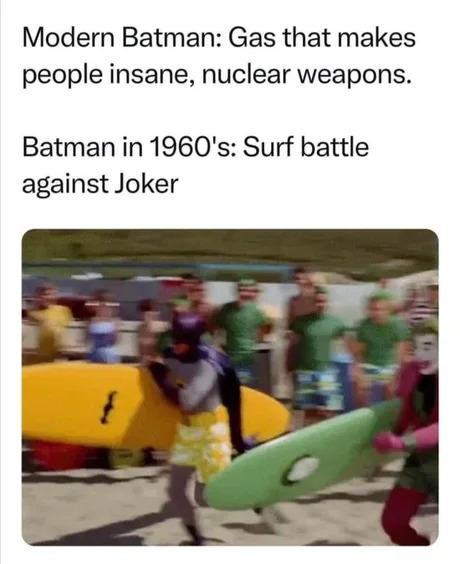 Batman in 1960s - meme