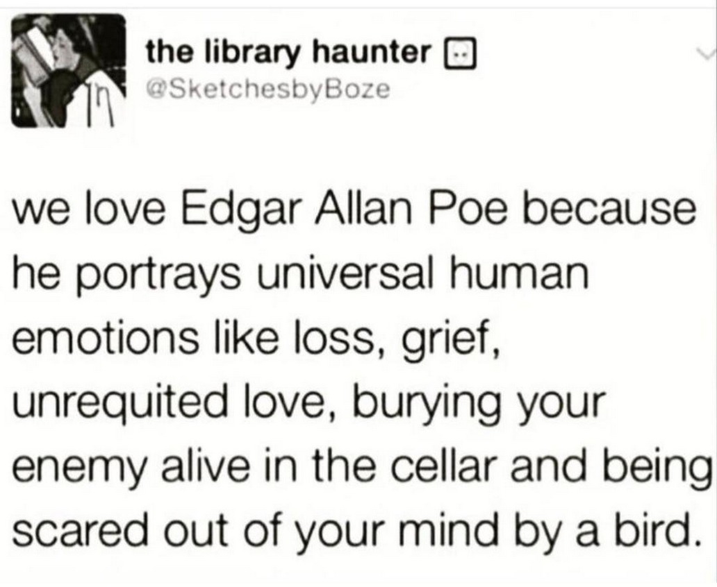 & being driven to madness by a beating heart - meme