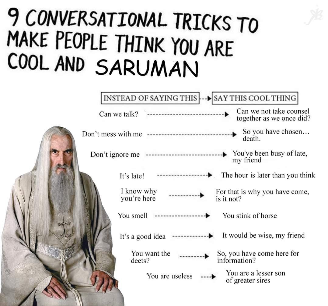 Saruman - meme