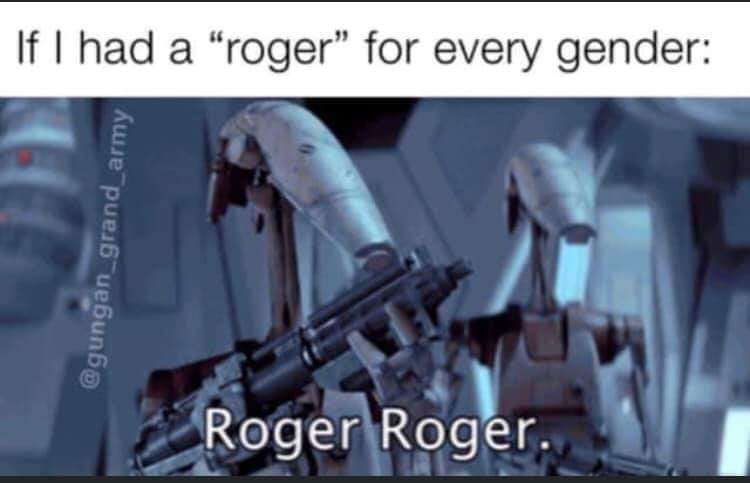 These are not the genders you are looking for - meme